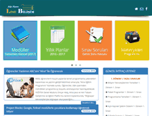 Tablet Screenshot of lisebilisim.com